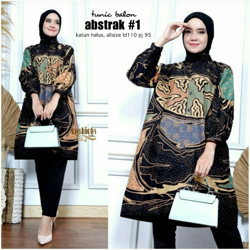 Tunik batik Nabila &amp; Abtrak