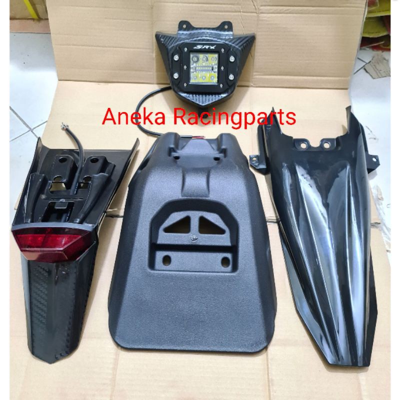 spakbor belakang yamaha wr satu set cover engine headlamp sesuai foto 4 item pnp slebor