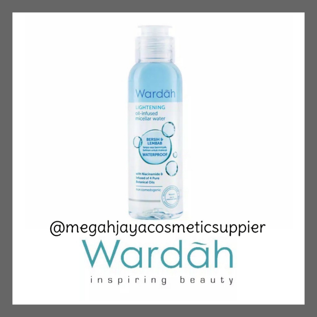 WARDAH LIGHTENING OIL INFUSED MICELLAR WATER 100 ML @MJ