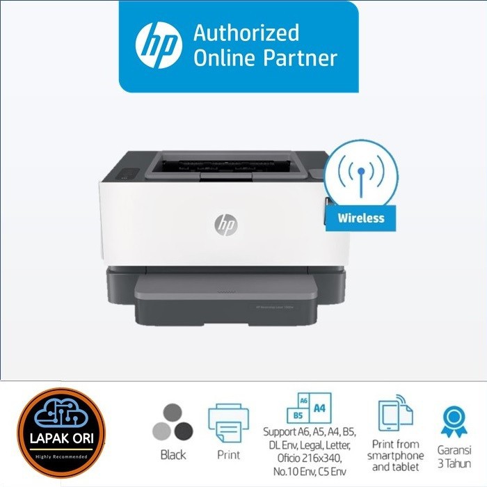 Printer Hp Neverstop Laser 1000w Laserjet 1000 W Shopee Indonesia