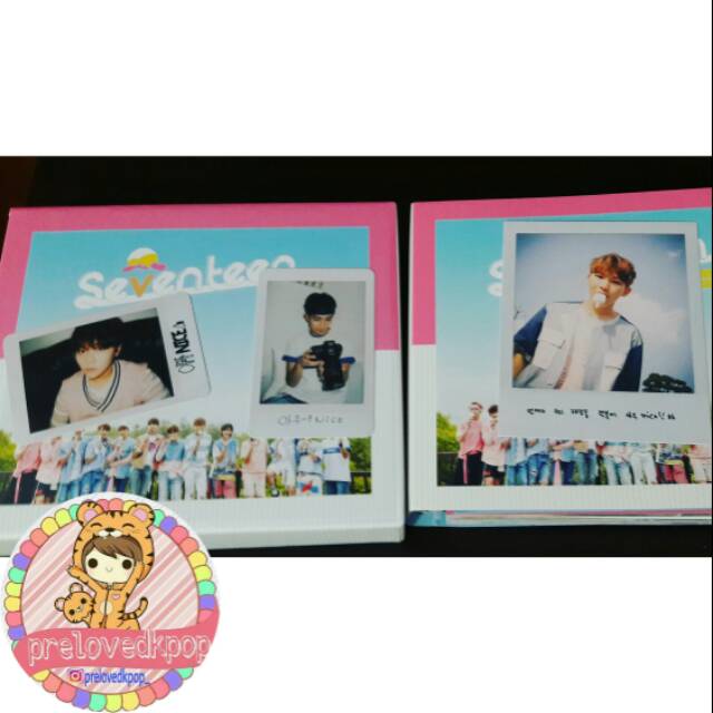 Seventeen Aju Nice DK Woozi Seungkwan Polaroid
