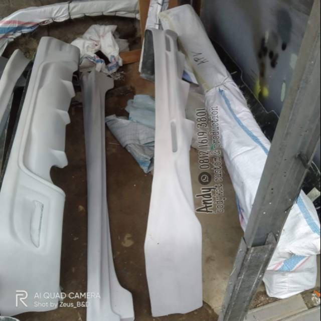 Bodykit Calya - Toyota Calya Bumper Belakang Dan Side Skirt CALYA SIGRA -- PNP dan High Quality