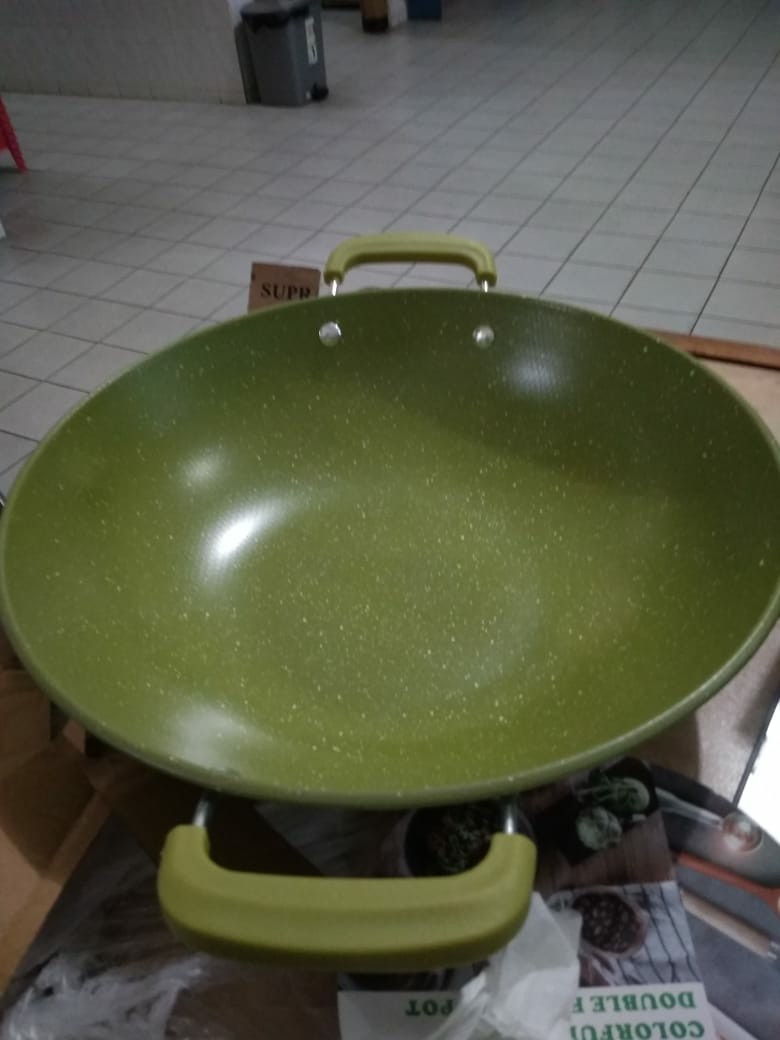 Wajan Marble Tri J Anti Lengket Uk 32 Cm