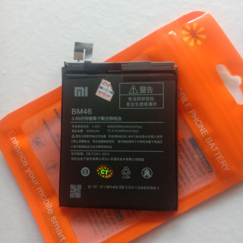 baterai xiaomi bm46 redmi note 3