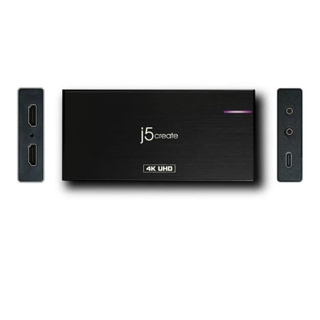 J5Create JVA04 Game Capture Station 4K HDMI™ to USB-C™ | Alat perekam | video kamera recording