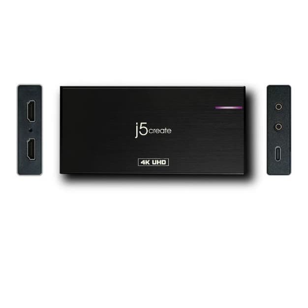 J5Create JVA04 Game Capture Station 4K HDMI™ to USB-C™ | Alat perekam | video kamera recording