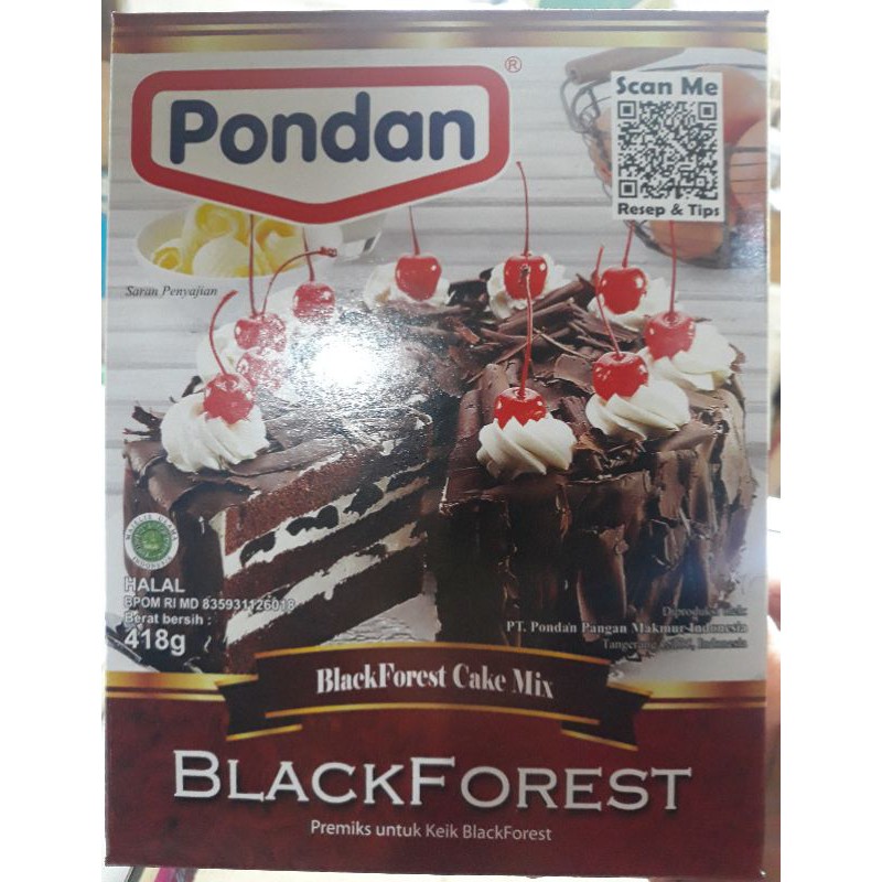 

pondan blackforest