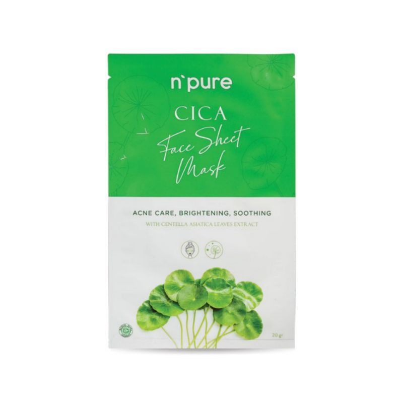 NPURE Cica Face Sheet Mask 20g