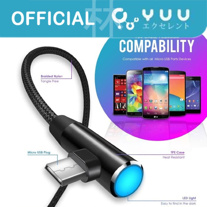 Yuu YCBM06M Data Cable Micro USB Gaming Series