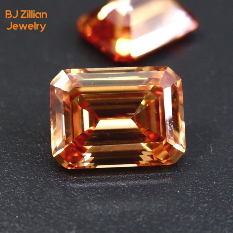 16x12MM Batu Permata Emerald Cubic Zirconia A3+ Quality