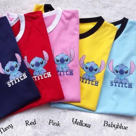 RINGER TEE STITCH / TEE / TUMBLR TEE / KAOS WANITA MURAH