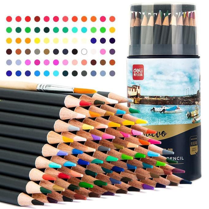 

Sale Deli profesional pensil warna 72 warna tahan air 68114 - 24 color 68100
