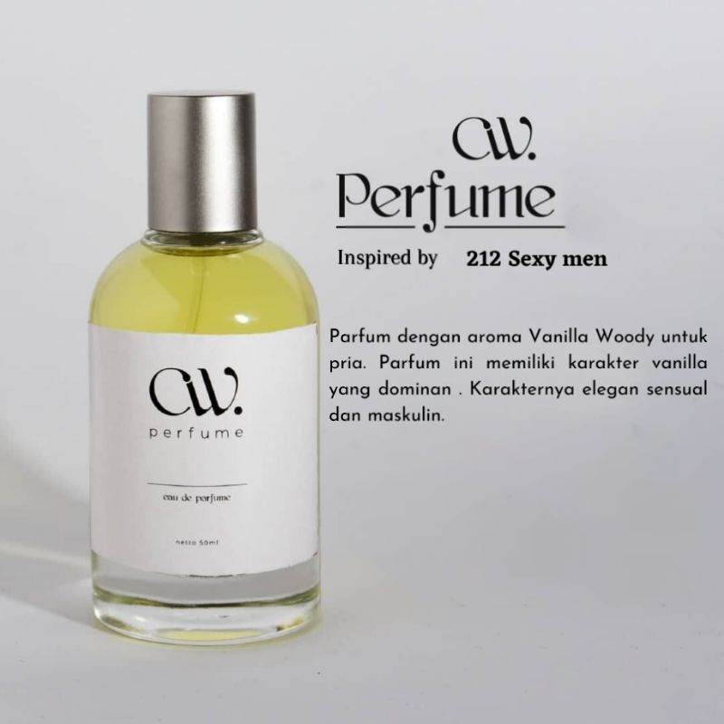 CW Parfume inspired by 212 Sexy men / PARFUM 212 SEXY MEN PREMIUM