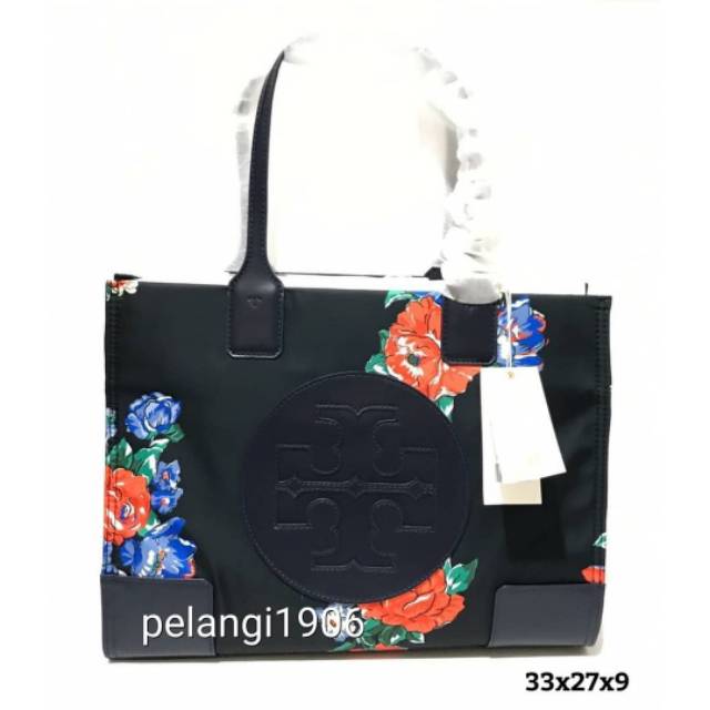 Tas Tory Burch Tote Ella Nylon Floral