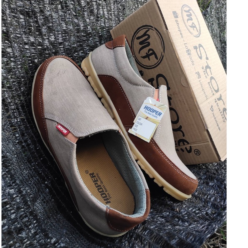 SEPATU CASUAL SANTAI KERJA SLIP ON PRIA