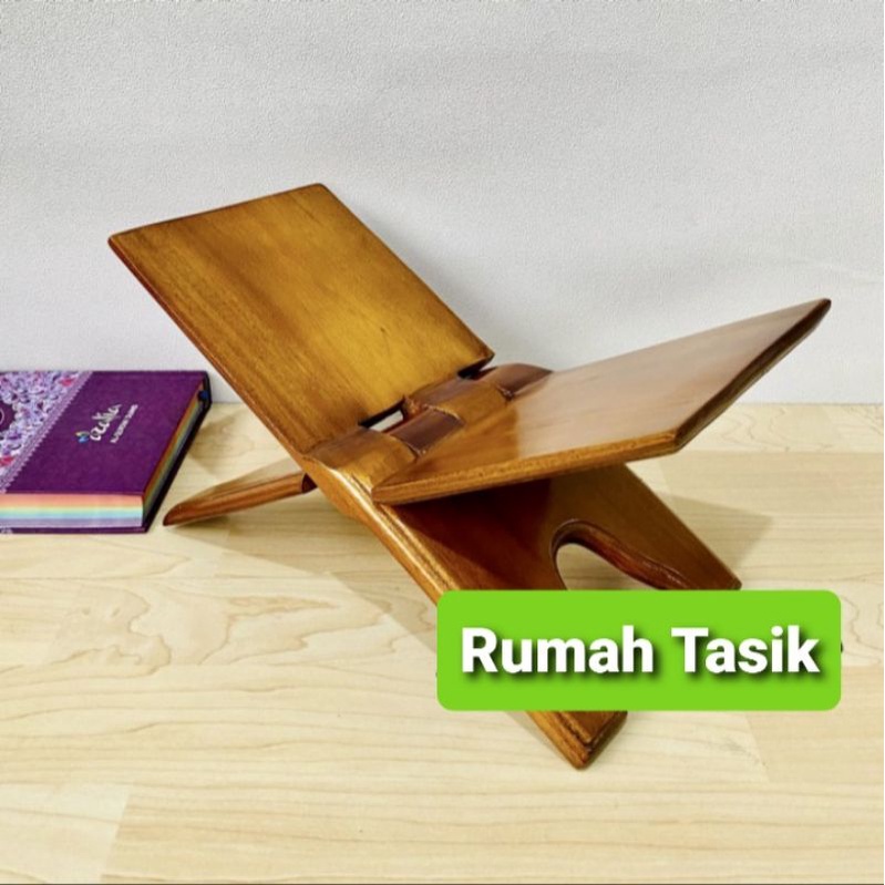 Rekal Al-Quran Kayu / Tatakan Al-Quran / Rehal Al-Quran