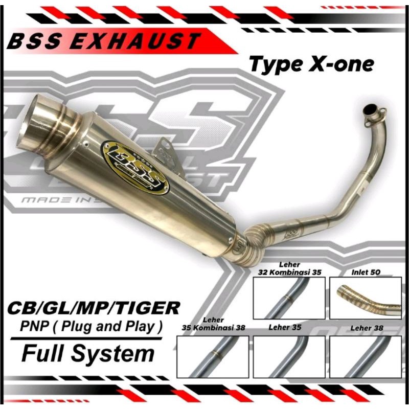 knalpot BSS ORIGINAL PNP HEREX terbaru new FREE LASER NAMA