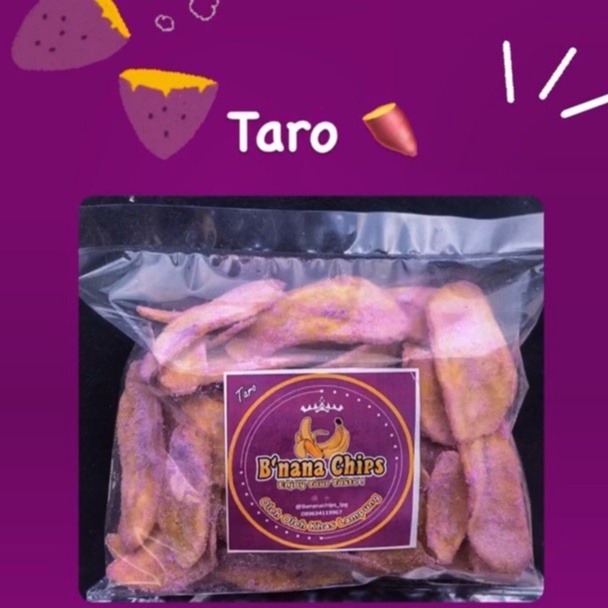 

Keripik Pisang Rasa Taro Khas Lampung Kemasan 250g