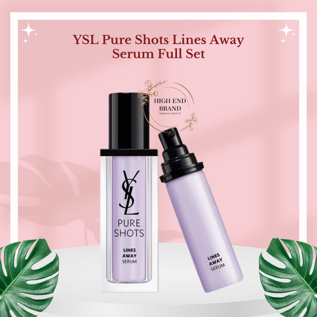 YSL Pure Shots Lines Away SERUM Line Away Anti Aging Serum / YSL Line Away Serum