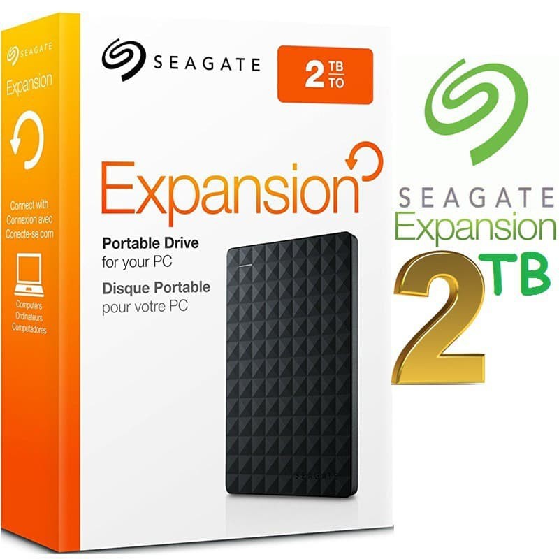 HDD Harddisk Hardisk External Seagate Expansion 2TB 2 TB