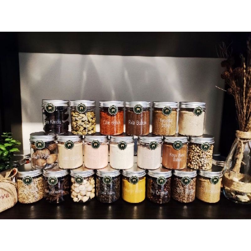 SATUMEJA - [Part 2] Herbs Spices Rempah Asli 100% Bubuk Kering Halus Masak Dapur Instan