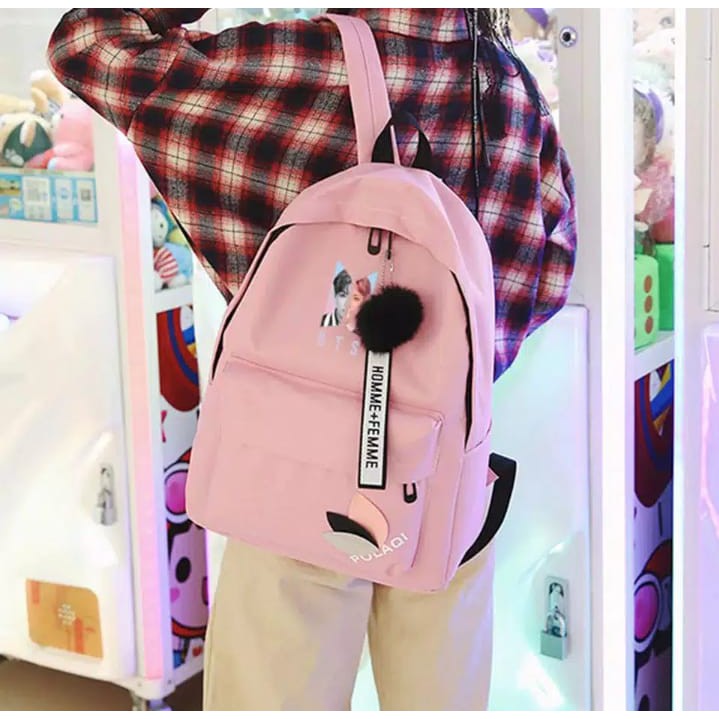 Tas Ransel Anak. Tas Ransel Sekolah. Tas Lucu. Tas Ransel  Wanita. Tas Ransel Anak Perempuan BTS