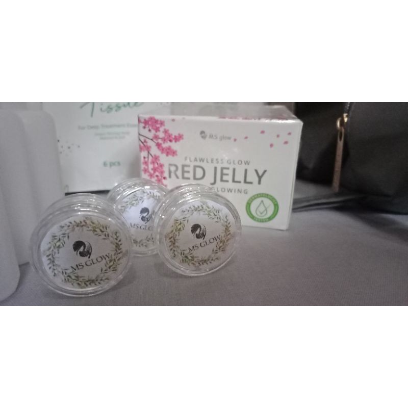 [FirLi Os] Red Jelly Ms Glow Share in Jar 5 gram