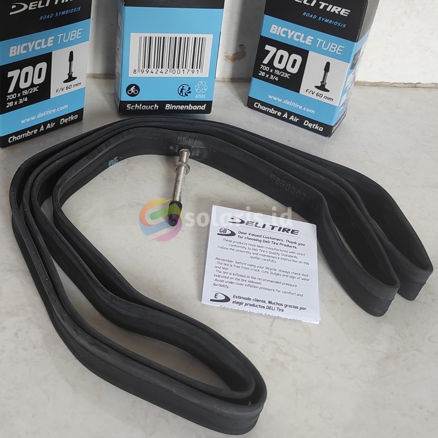 Ban Dalam Fixie Balap Roabike 700x19/23c Presta FV 60mm Deli