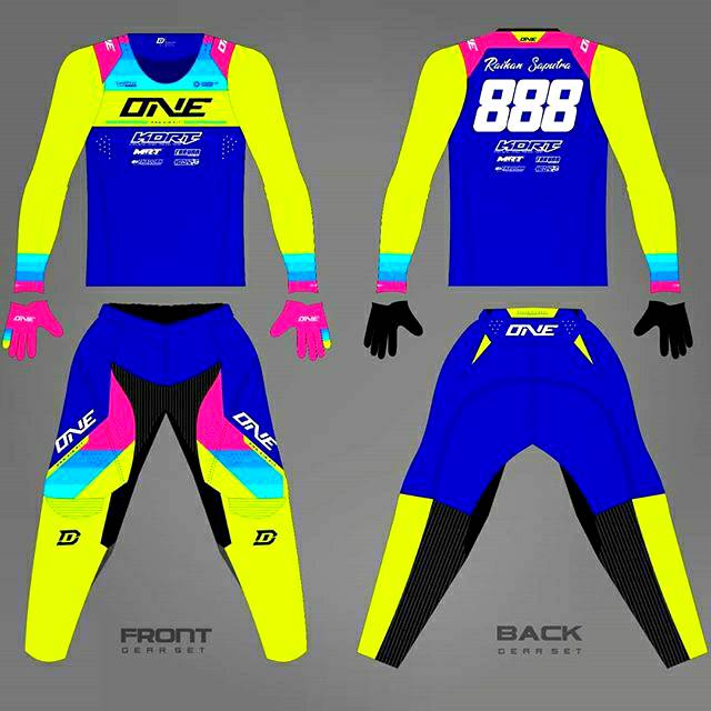 Jersey set motocross, grasstrack, enduro, adventure, offroad dll