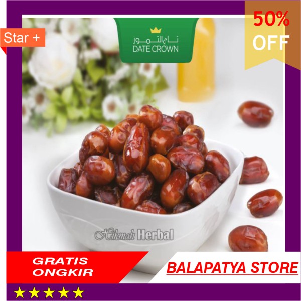 

40 OFF KHUSUS HARI INI !!! Kurma Date Crown Jenis Khalas 1 KG Rasa Legit Dan Nikmat