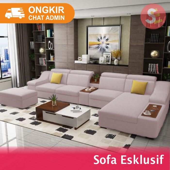 SOFA MINIMALIS RUANG TAMU | SOFA L CASUAL SIZE BESAR