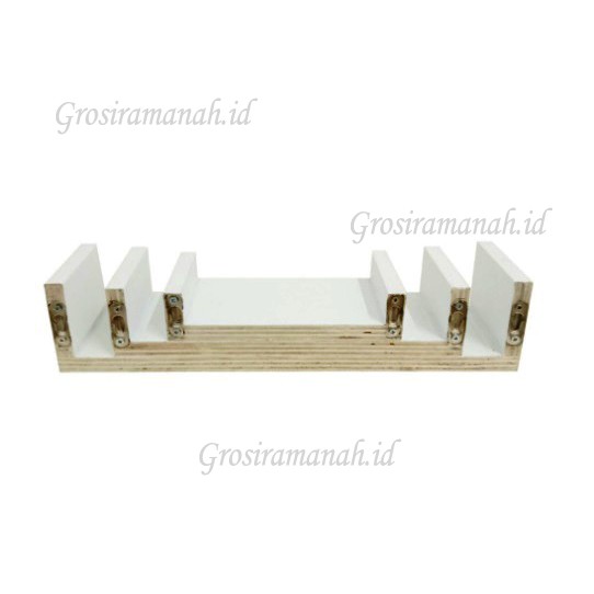 Grosiramanah - FLOATING SHELF U Ambalan Dinding Rak Gantung Melayang serbaguna dekorasi rumah