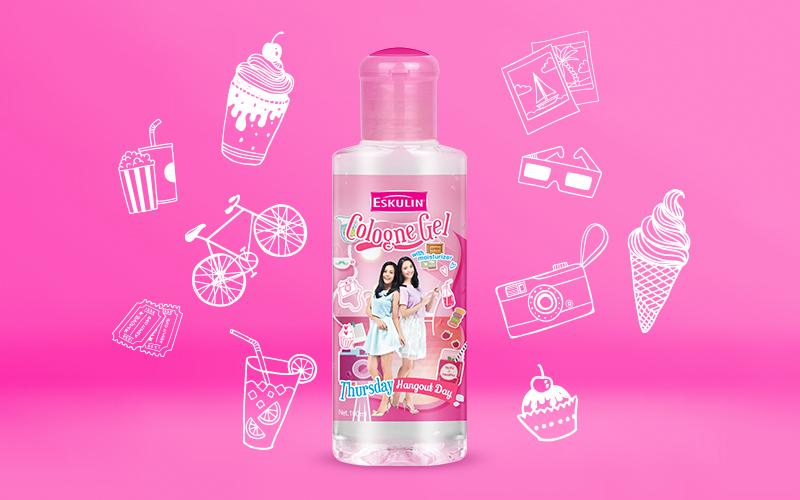 Eskulin Cologne Gel Day Romantic 100 mL / eskulin cologne gel besar / eskulin parfum.