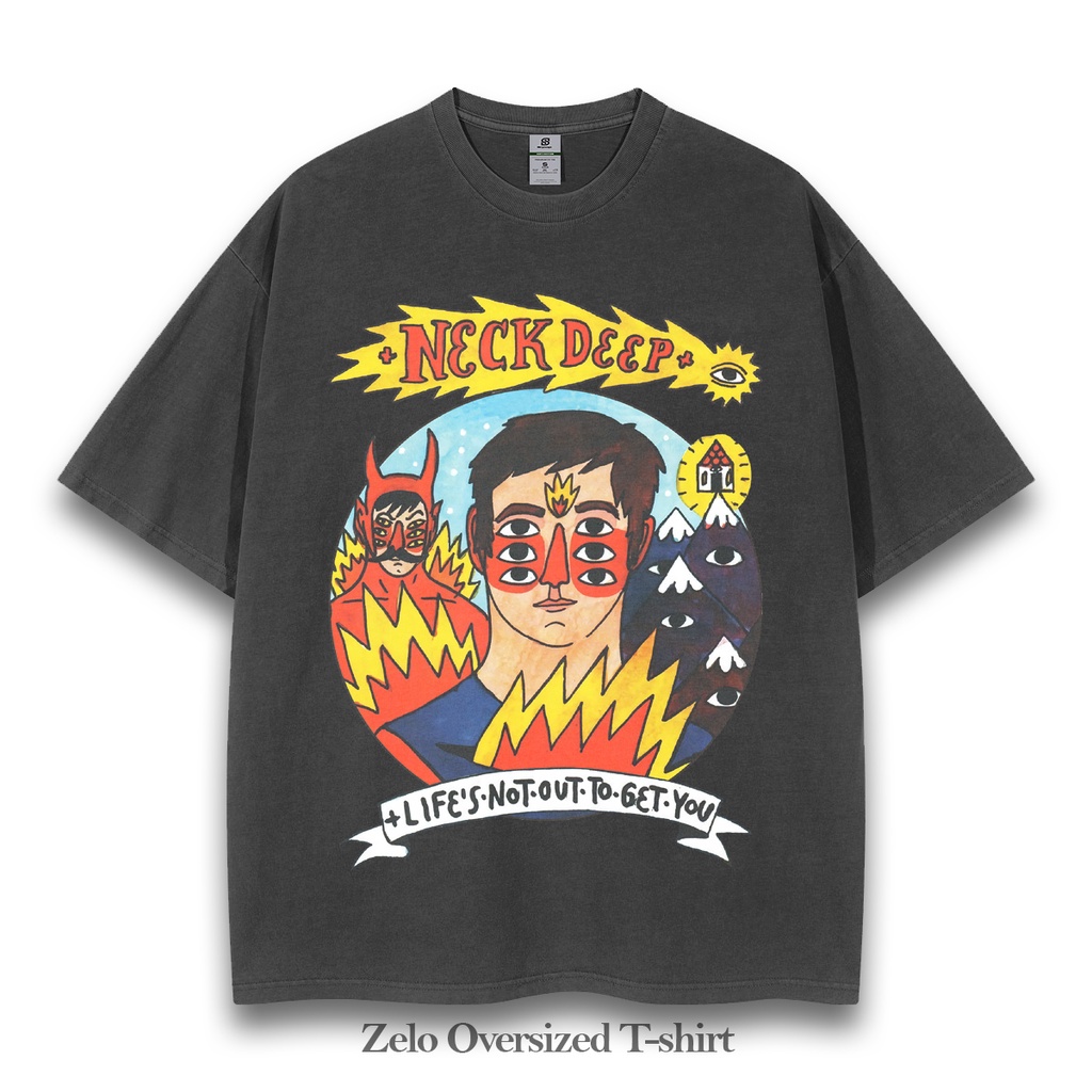 Kaos Neckdeep Band Music Vintage Tshirt Oversize Neckdeep