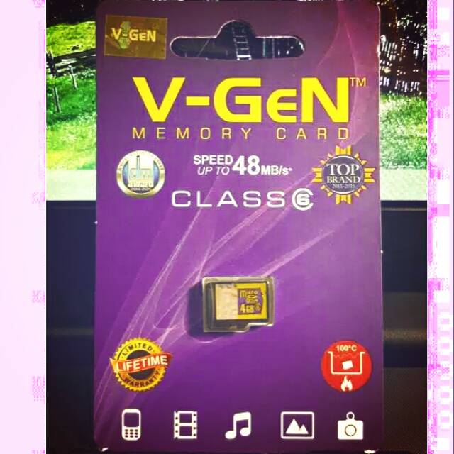 Memory Card 4 GB V-GEN Original. . .