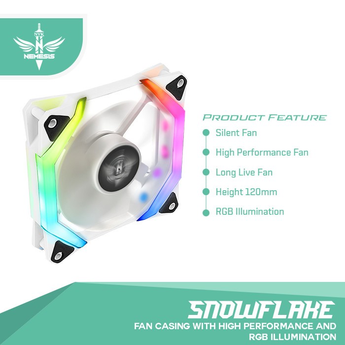 Fan Case Snowflake RGB NYK Nemesis