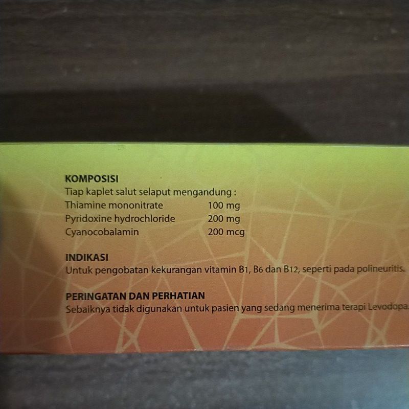 AJITAB VITAMIN NEUROTROPIK( B1,B6,B12) PERSTRIP