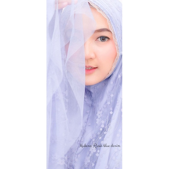 Mukena Cantik Mewah Elegan dan Murah Renda Rusia