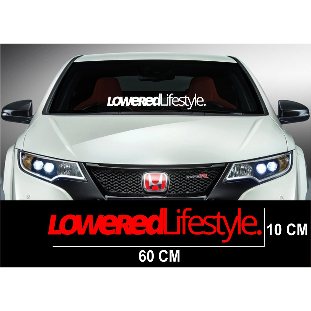 Cutting sticker mobil sticker kaca depan Tulisan keren terlaris murah