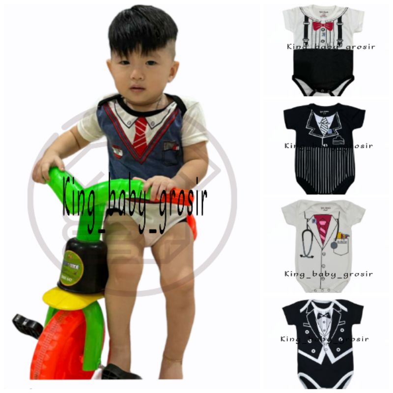 Jumper bayi LENGAN PENDEK Fashion BERMOTIF