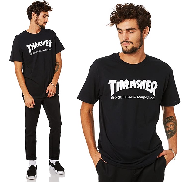 Thrasherr Skatemag Black Tee