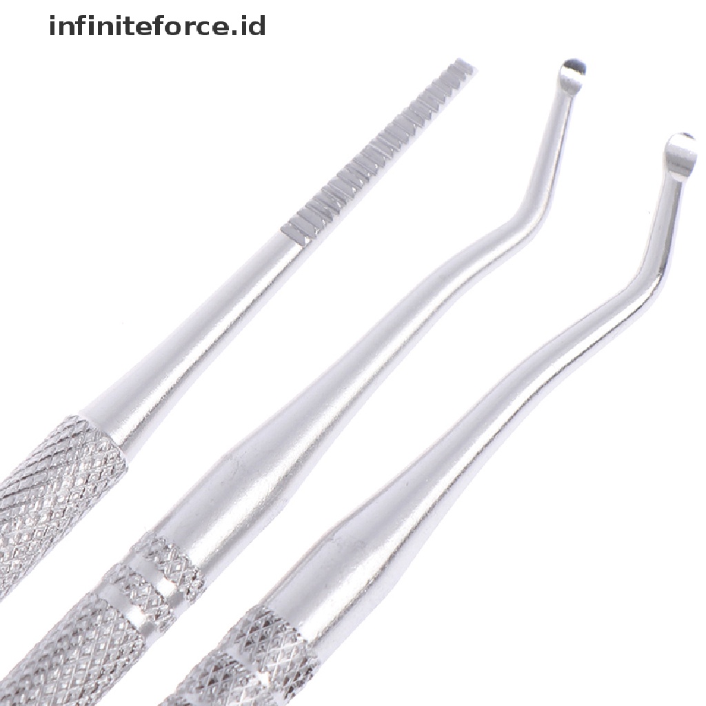 Infiniteforce.id 3pcs / set Alat Kikir Kuku Kaki Ingrown Untuk Manicure / Pedicure