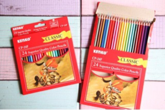 

mg Pensil 24 Warna Kenko Panjang atk