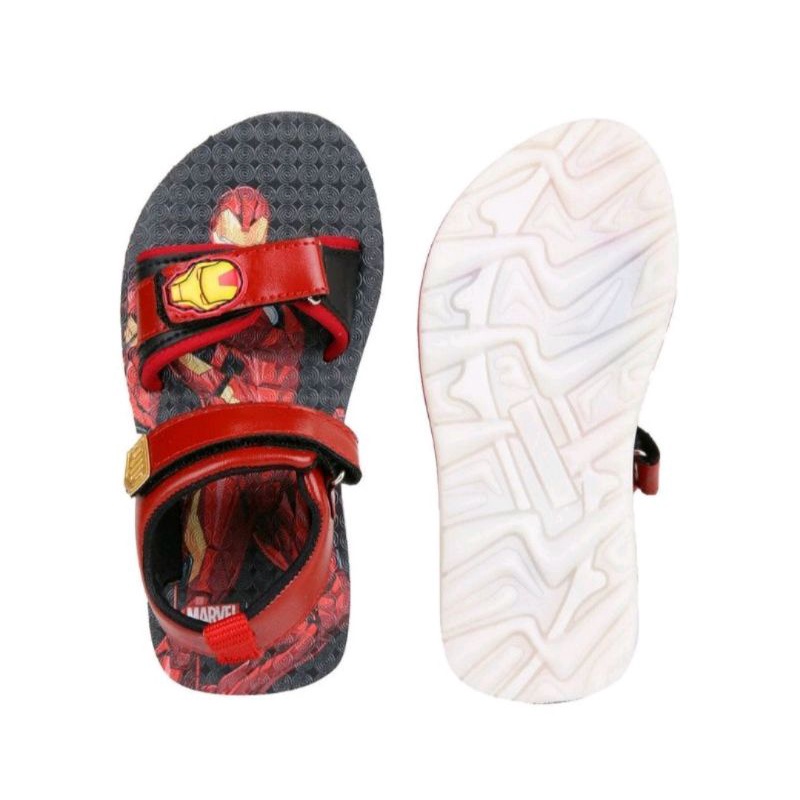 SEPATU SANDAL MARVEL IRONMAN NYALA SIZE 24