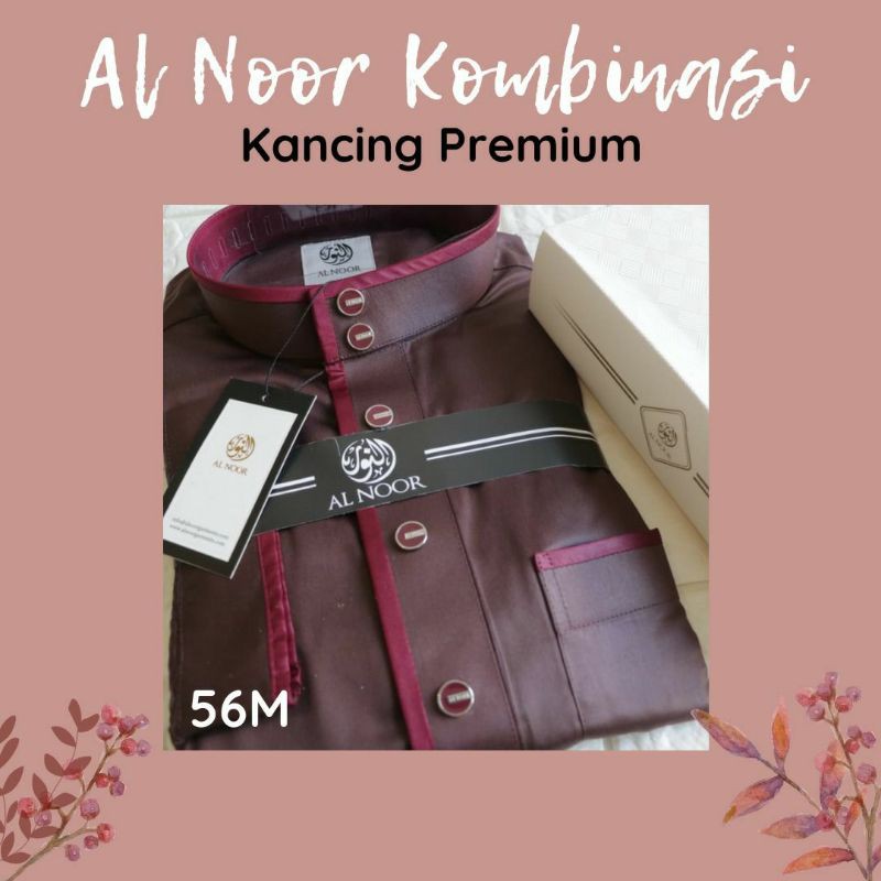 Jubah Al Noor Kombinasi Kacing Premium