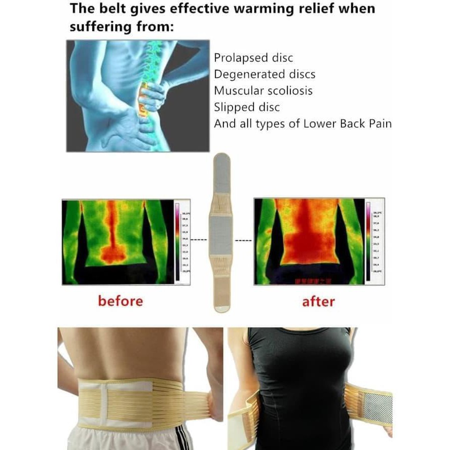 KORSET KESEHATAN BATU TOURMALINE TERAPI SYARAF KEJEPIT DIJAMIN PANAS