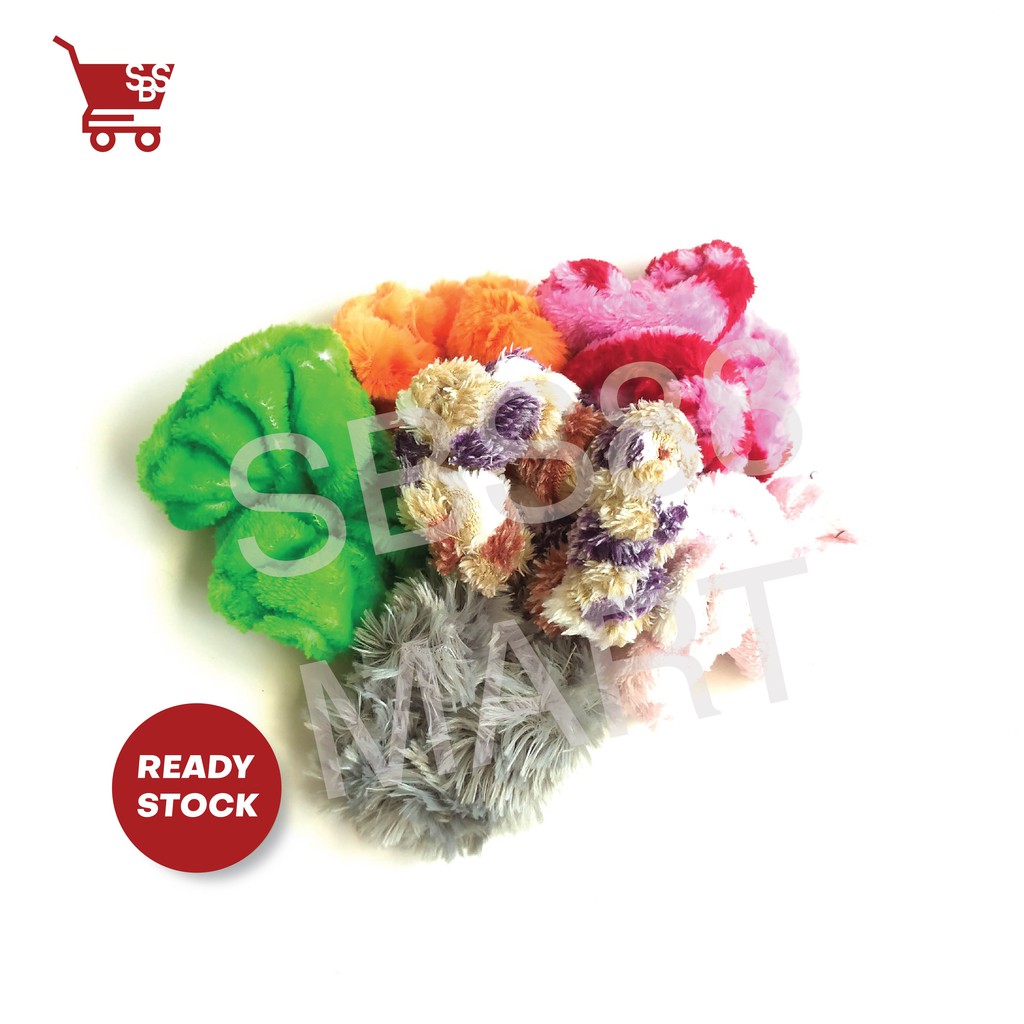 SCRUNCHIE FLUFFY JUMBO KOREA - Ikat Rambut Jumbo - Cepol Hijab Inner Kuncir Hijab Serbaguna