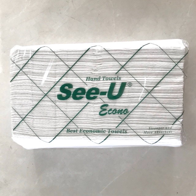 Tissue See U Hand Towel Green Hijau Econo 150 Sheets