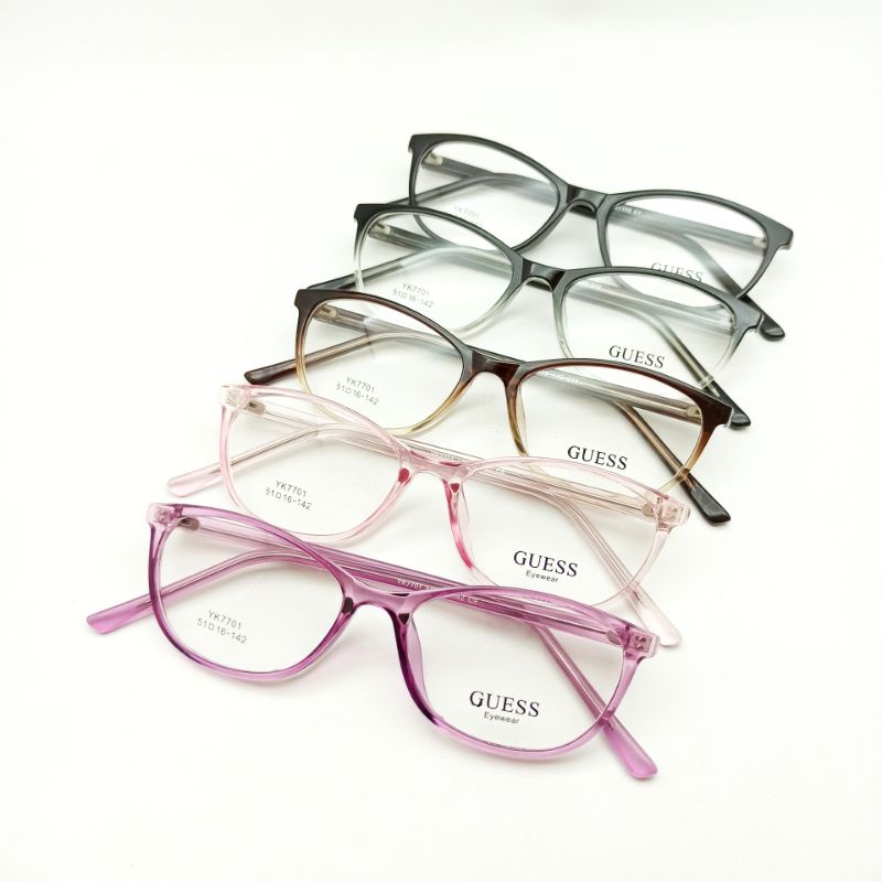 Frame Kacamata Minus Cat eye Kecil Wanita Cewek Cateye + Lensa Anti Radiasi