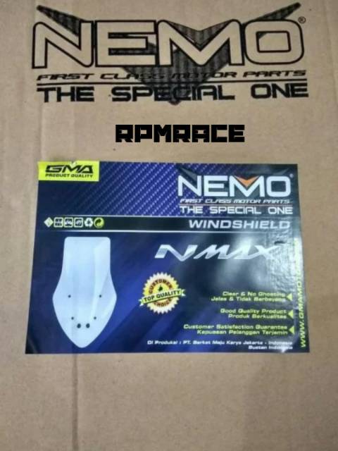 Winsil Visor Windshield Yamaha Nmax Nemo Tebal